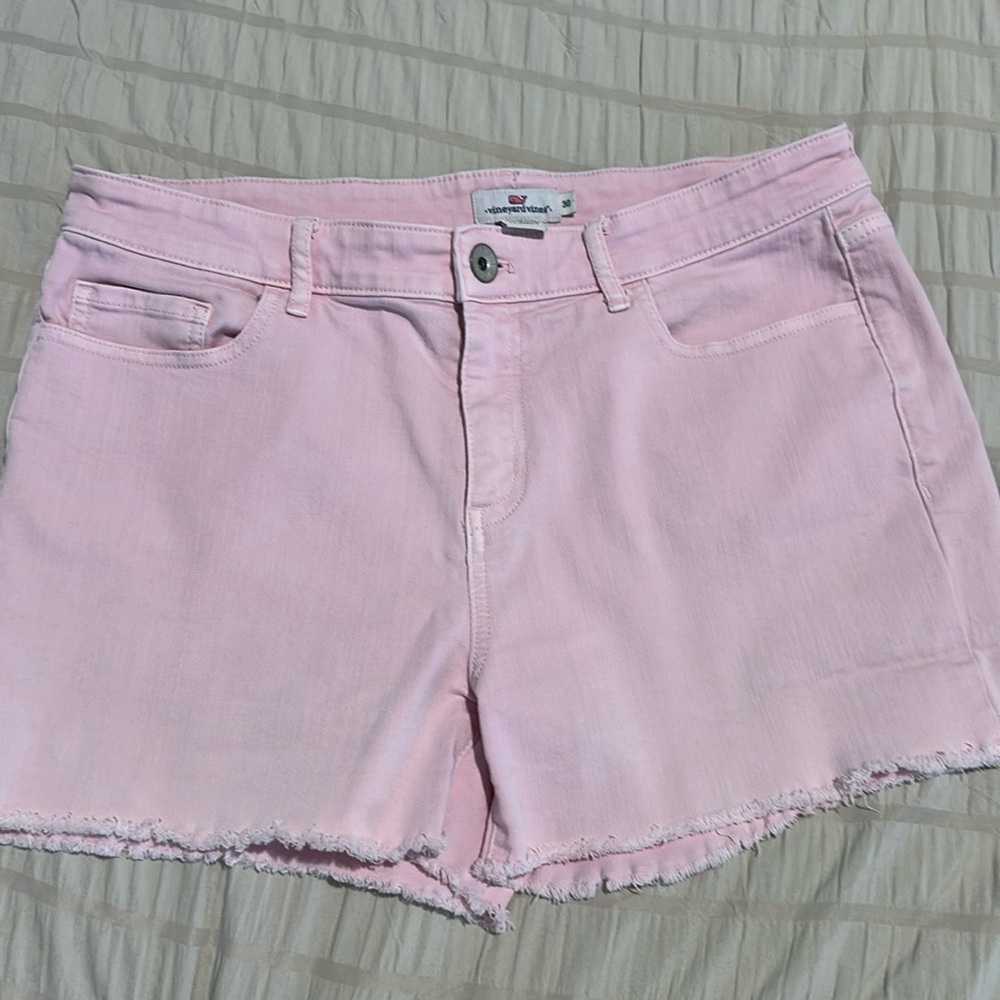 Vineyard Vines Women's Size 30 Bermuda Shorts Pink Cotton Blend